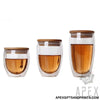 Double Wall Mugs With Bamboo Lid , mug corporate gifts , Apex Gift