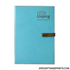 将图像加载到图库查看器中， Leather Notebook with Folding Buckle , notebook corporate gifts , Apex Gift