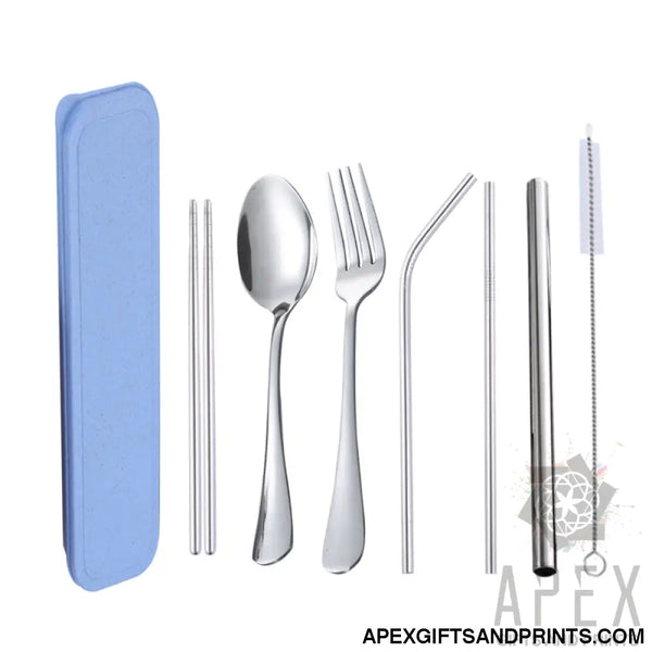 Portable fork spoon chopsticks straw outdoor sets , Cutlery corporate gifts , Apex Gift