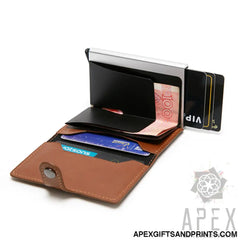 Smart Premium Leather Card Holder - RFID Shield , card holder corporate gifts , Apex Gift