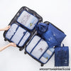 Travel Sorting Clothes Storage 7 Sets Luggage Bag