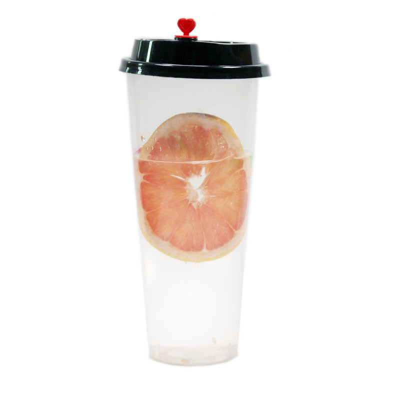 Transparent juice cup with lid customized , Glass corporate gifts , Apex Gift