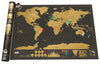 将图像加载到图库查看器中， Black &amp; Gold Creative Travel Map , map corporate gifts , Apex Gift