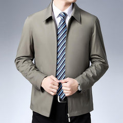 Casual fashion Loose Zipper Solid Color Coat , coat corporate gifts , Apex Gift