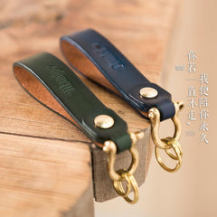Veg Tanned Leather Keychain , key chain corporate gifts , Apex Gift