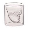 创意酒吧双层玻璃骷髅杯