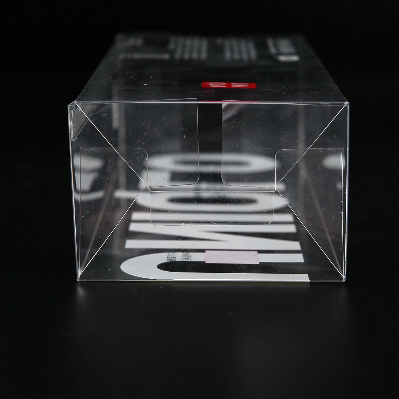 Transparent rectangular plastic packaging box - Customised with Logo ...