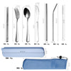 Load image into Gallery viewer, Stainless Steel Travel Portable Tableware, Knives, Forks, Spoons, Pipets , Cutlery corporate gifts , Apex Gift