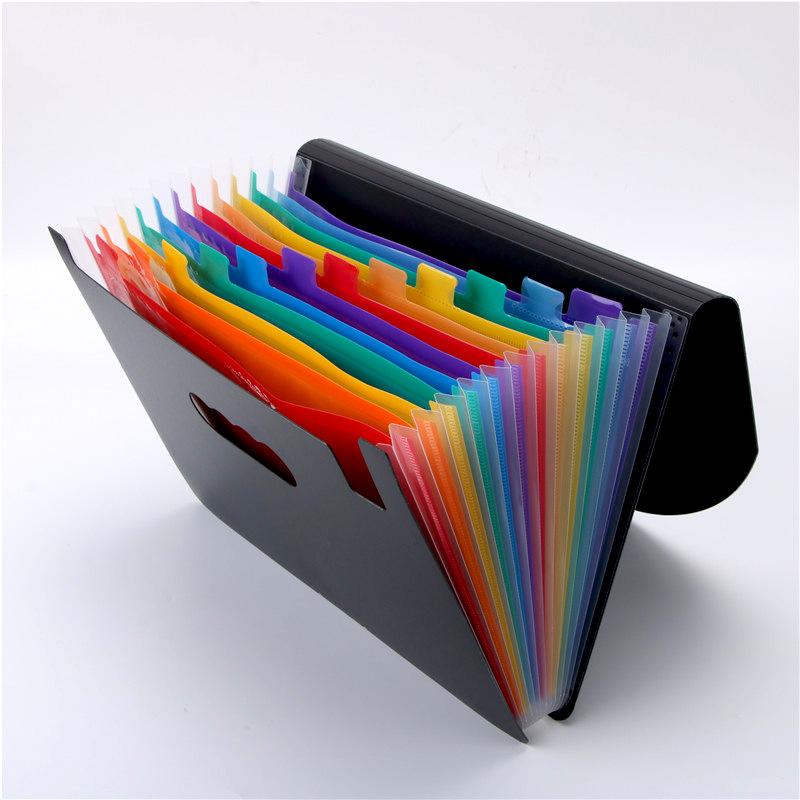 Rainbow 12 Grid Portable Folder Bag , Folder corporate gifts , Apex Gift
