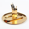 European Golden Stainless Steel Hexagonal Pen Holder , holder corporate gifts , Apex Gift