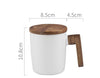Load image into Gallery viewer, Creative office Nordic Mug wood cup customization , mug corporate gifts , Apex Gift