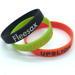 Silicone Printing Night Glow Bracelet , bracelet corporate gifts , Apex Gift