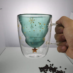 Christmas Tree Star Water Glass High Temperature Resistant Mug , mug corporate gifts , Apex Gift