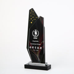 Crystal metal solid wood trophy , trophy corporate gifts , Apex Gift
