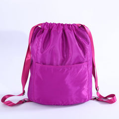 New drawstring pocket backpack