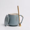 Load image into Gallery viewer, Ceramic Solid Color Coffee Cup with Lid Spoon , Cup corporate gifts , Apex Gift
