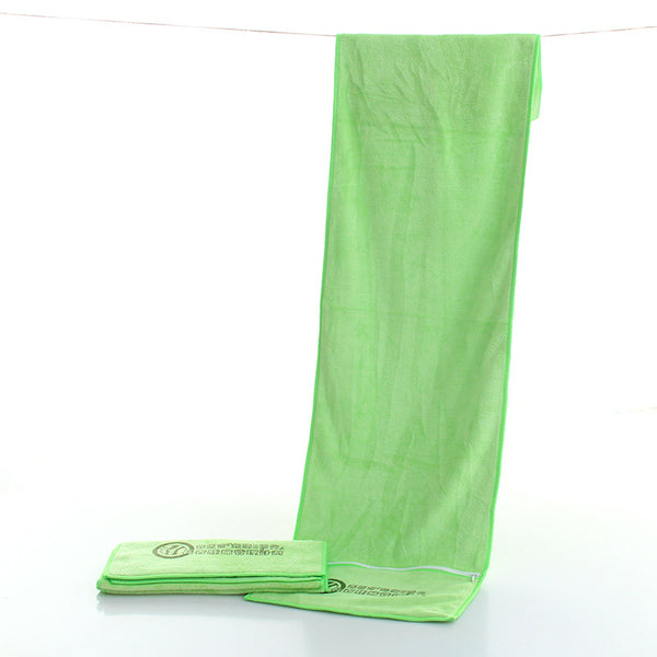 Sports towel sewing zipper pocket , Towel corporate gifts , Apex Gift