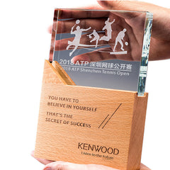 engraved solid wood birch trophy , trophy corporate gifts , Apex Gift