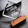 wood crystal trophy medal , trophy corporate gifts , Apex Gift