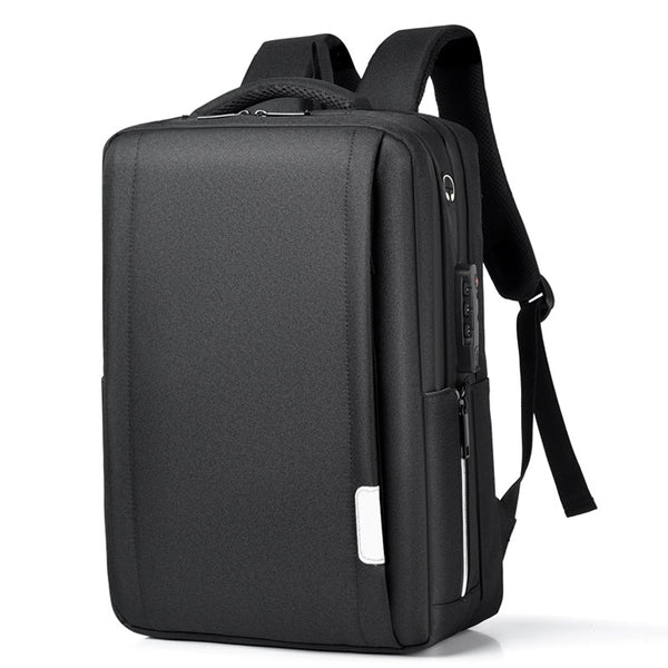 Double shoulder computer bag for men and women anti theft USB charging , bags corporate gifts , Apex Gift
