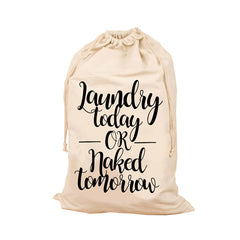 Simple white laundry bag customized , bag corporate gifts , Apex Gift