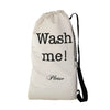 Simple white laundry bag customized , bag corporate gifts , Apex Gift