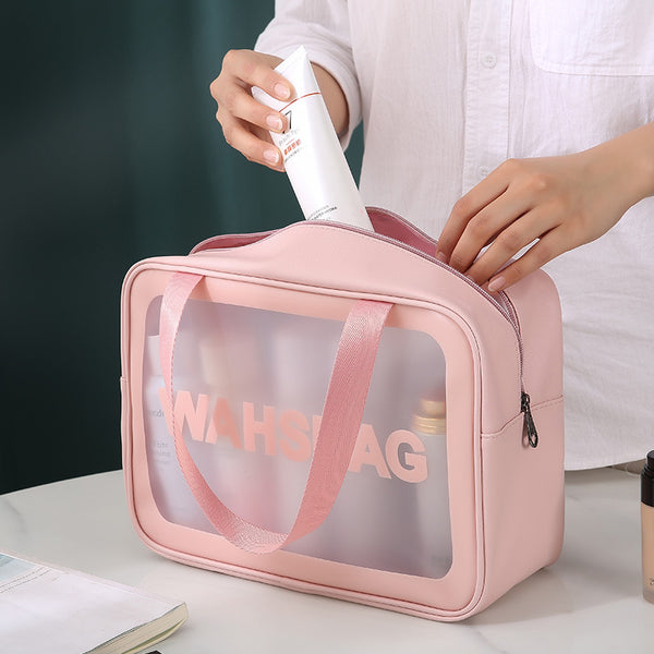 PU transparent makeup wash bag , Cosmetic Bag corporate gifts , Apex Gift