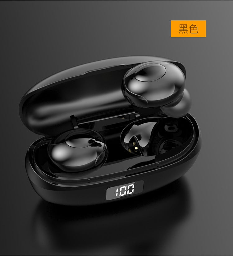 HKT-6跨界新款TWS5.0无线蓝牙耳机防水数码显示运动入耳式私模厂
