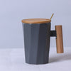 wood handle ceramic mug customized , mug corporate gifts , Apex Gift