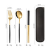 Stainless steel spoon fork chopsticks portable tableware , Tableware corporate gifts , Apex Gift