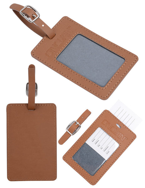 Customized leather luggage tag , Tag corporate gifts , Apex Gift