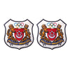갤러리 뷰어에 이미지 로드, Olympic rings embroidery badge customized , badge corporate gifts , Apex Gift