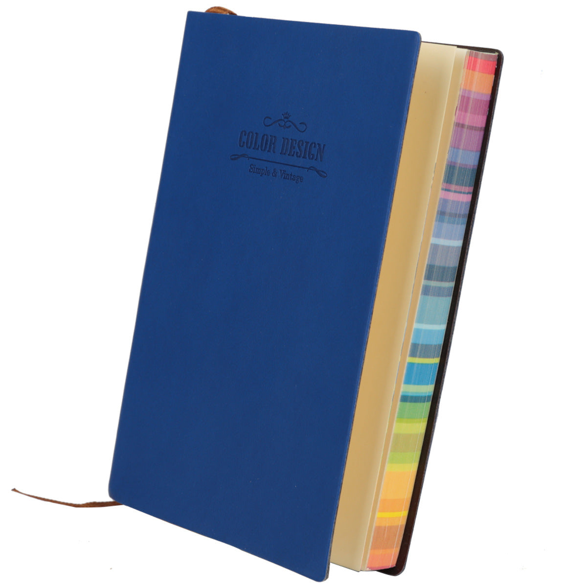 Color spray edge PU material notepad - Customised with Logo Printing ...