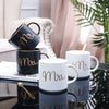 Load image into Gallery viewer, Simple black and white gilt edged ceramic mark cup customized , mack corporate gifts , Apex Gift