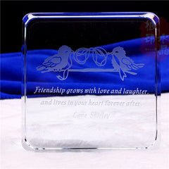 crystal paper town creative customized , paperweight corporate gifts , Apex Gift