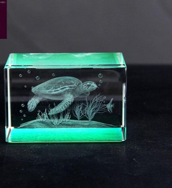 Customizable Crystal 3D Customized crystal - Customised with Logo Printing - Corporate Gifts ...