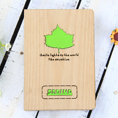 Wood notebook customized , notebook corporate gifts , Apex Gift