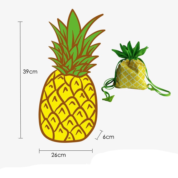 Cartoon pineapple shape bundle backpack