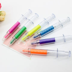Syringe fluorescent pen customized , pen corporate gifts , Apex Gift