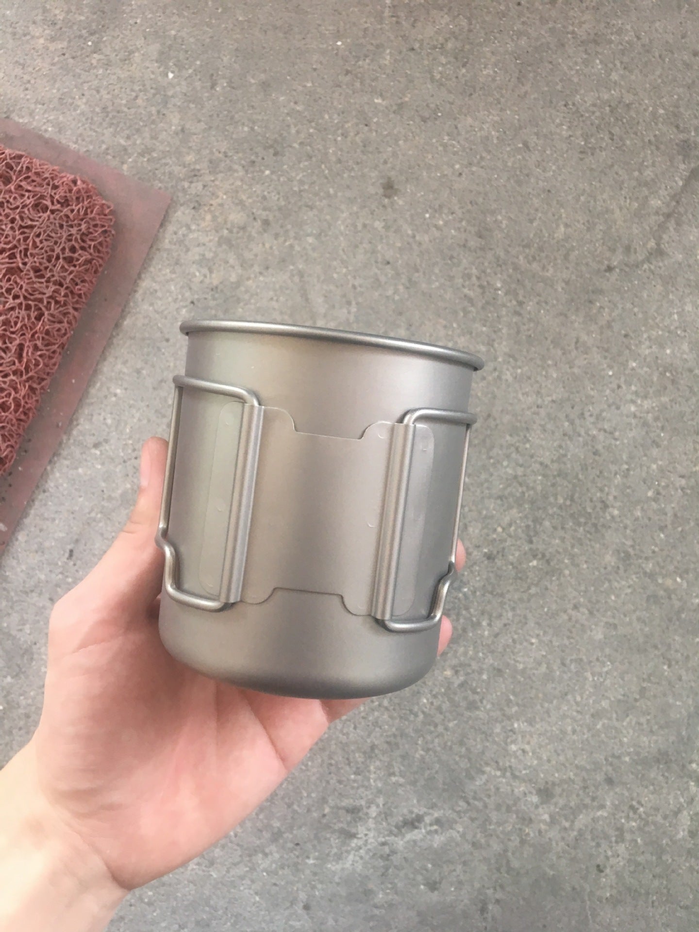 야외 순수 티타늄 컵