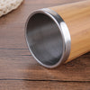 Bamboo stainless steel coffee cup , thermos cup corporate gifts , Apex Gift