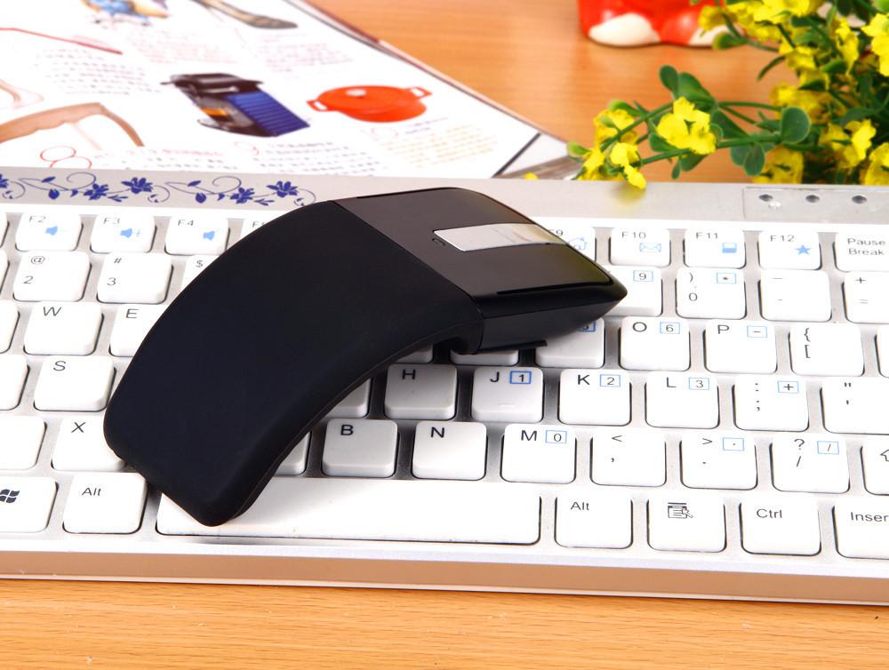 Buttonless Mouse Second Gen Folding Touch Optical Mouse - Customised with Logo Printing ...