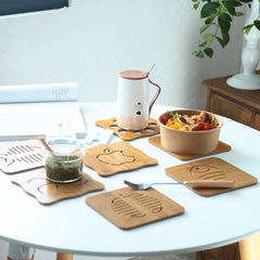 Bamboo teacup mats , Cup Mat corporate gifts , Apex Gift