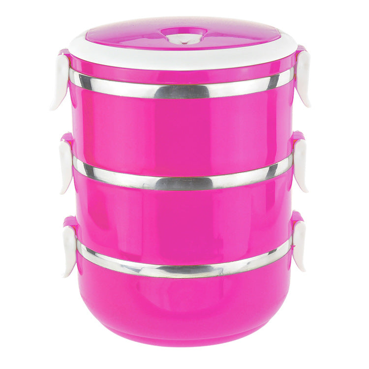 Lunch Box Rounded Graphic Round bright lunch box - Customised with Logo Printing - Corporate ...