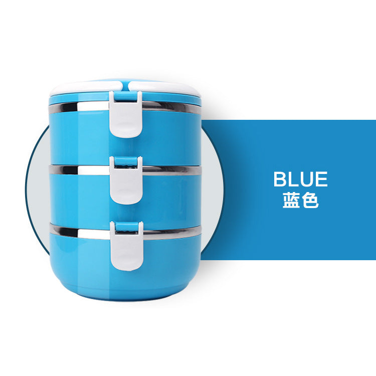 Lunch Box Rounded Graphic Round bright lunch box - Customised with Logo Printing - Corporate ...