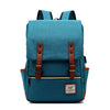 Retro men and women outdoor Canvas Backpack