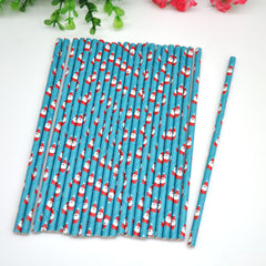 Christmas party decorative paper straw beverage juice , paper straw corporate gifts , Apex Gift