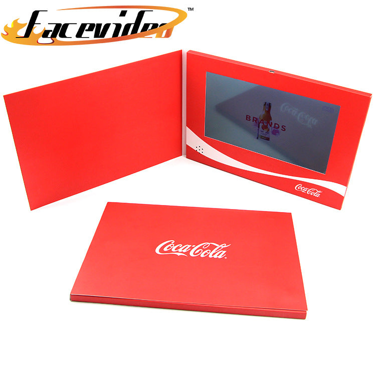 7-inch Digital LED Screen Card - Customised with Logo Printing ...
