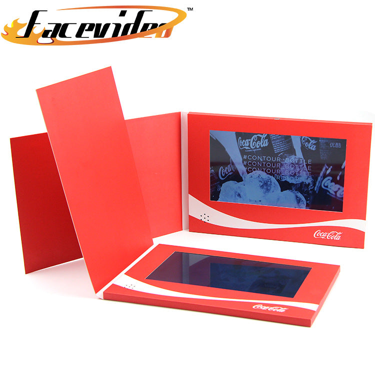 7-inch Digital LED Screen Card - Customised with Logo Printing ...