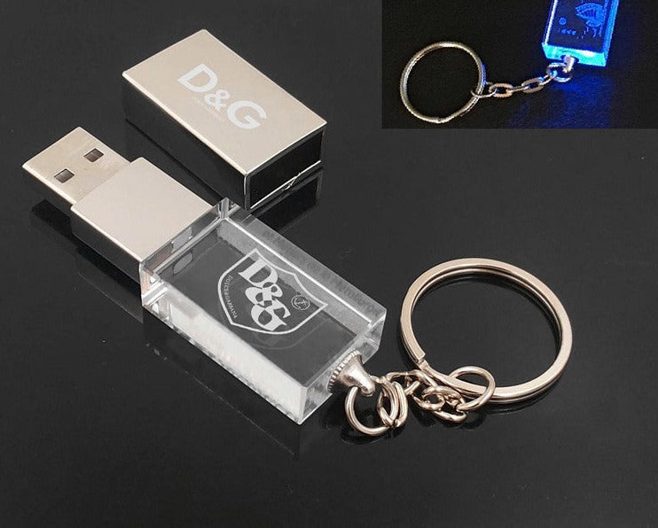 Creative crystal USB flash disk